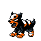 Imagen de Houndour en Pokémon Cristal