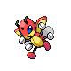Imagen de Ledian hembra en Pokémon Platino