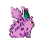 Imagen posterior de Nidoran macho en la tercera generación