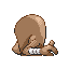 Imagen posterior de Hitmonlee en la tercera generación