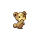 Imagen de Teddiursa macho o hembra en Pokémon Platino