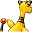 Imagen posterior de Ampharos en la tercera generación