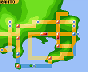 Localización de la ruta 27 en Kanto