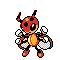Imagen de Ledian en Pokémon Cristal
