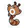 Imagen de Sentret en Pokémon Plata