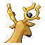 Imagen posterior de Stantler en la tercera generación