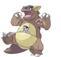 Ilustración de Kangaskhan