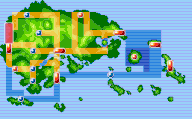 Localización de la ruta 115 en Hoenn