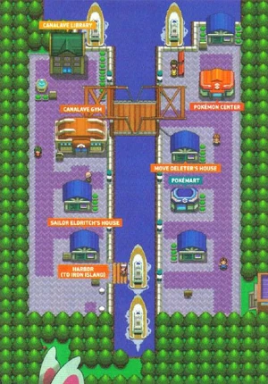 Mapa de Ciudad Canal