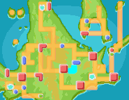 Localización de la ruta 209 en Sinnoh