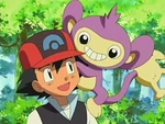 Ash con Aipom