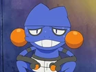 Meowth disfrazado de Croagunk