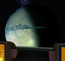 Taris, visto desde la Espiral Endar.