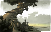 Una de las primeras ilustraciones artísticas de Kashyyyk.
