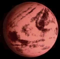 Una vista del planeta.