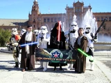 El Al-Ándalus Imperial Squad junto a miembros de la Orden Jedi de HoloRed Estelar en su presentación oficial.