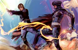 Duelo final de Lumiya y Luke.
