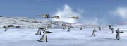 Soldado de las nieves en la Batalla de Hoth.