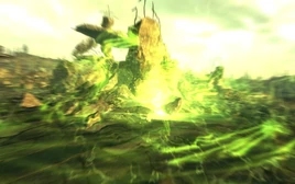 The blast of a Plasma Grenade.