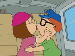 Meg and Neil share their moment