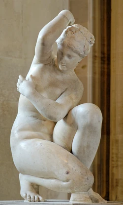 Afrodite agachada, cópia romana de escultura helenística