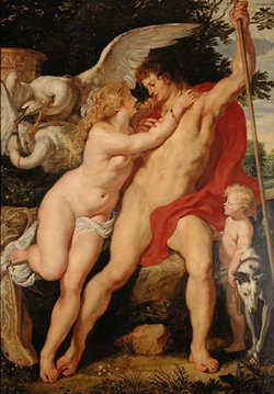 Vênus e Adônis, de Pieter Pauwel Rubens (1610)