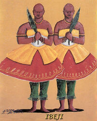 Os Ibêji, como gêmeos masculinos