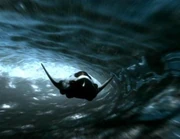 Farscape-1 navigates a wormhole.