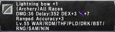 Lightning Bow +1