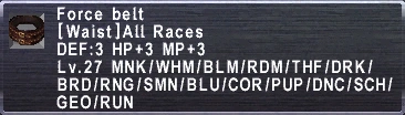 Force Belt