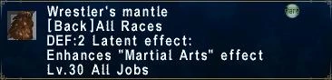 Wrestler's Mantle