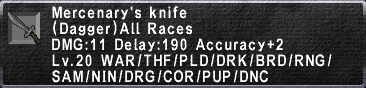 Mercenary's Knife
