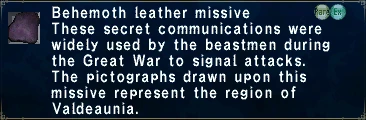 Behemoth Leather Missive