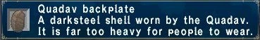 Quadav Backplate