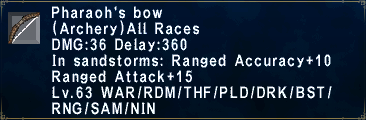Pharaoh;s Bow