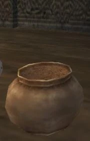A brass flowerpot