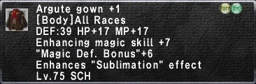 Argute Gown +1