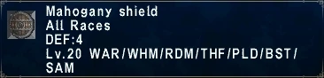 Mahogany Shield