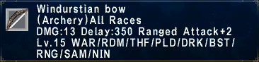 Windurstian Bow