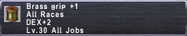 Brass Grip +1