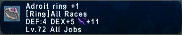 Adroit Ring +1