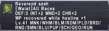 Reverend Sash