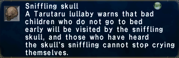 Sniffling Skull