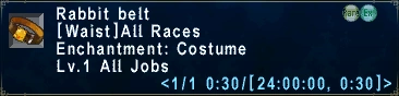 Rabbit Belt