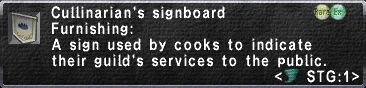 Cullinarian's signboard
