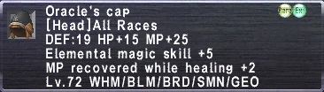 Oracle's Cap