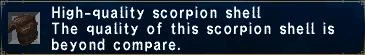 High-Quality Scorpion Shell