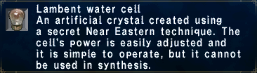 Lambent Water Cell