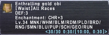 Enthralling Gold Obi