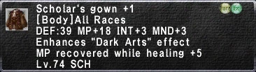 Scholar's Gown +1